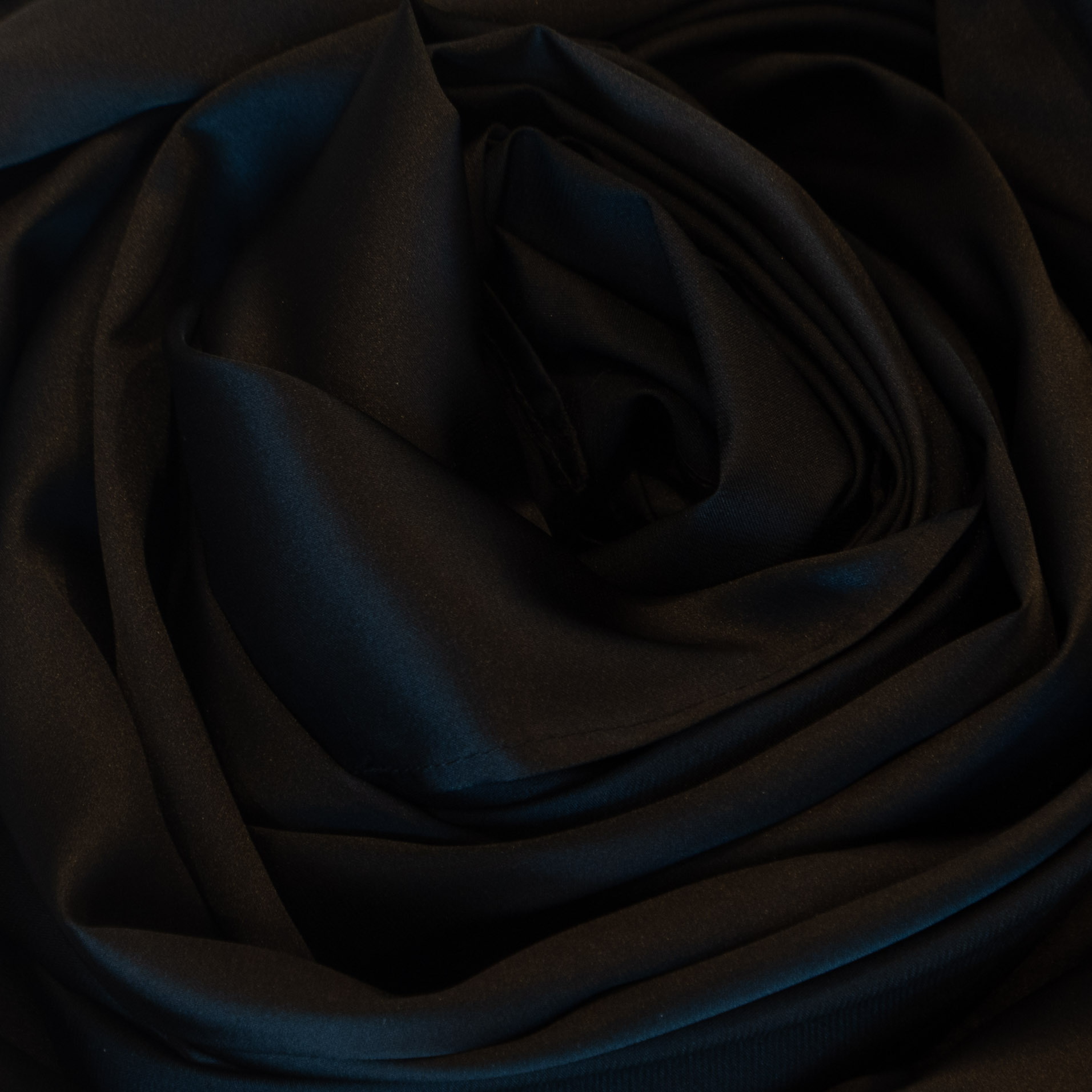 Velora chiffon scarf in Midnight Black
