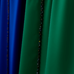 Royaé NURA black Crystal Scarf,emerald green,navy blue,black