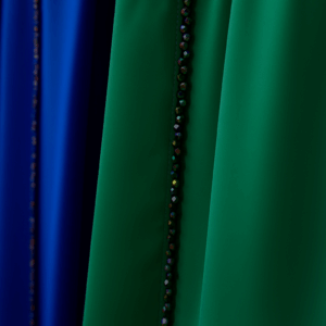 Royaé NURA black Crystal Scarf,emerald green,navy blue,black